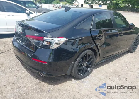 2024 Honda Civic Sport из США, поврежденный, VIN 2HGFE2F54RH521906